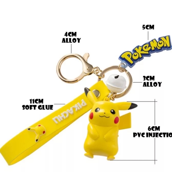 ❤️ BULBASAUR Pokemon 3 Dimensional Keychain and Bag Charm - Picture 12 of 13